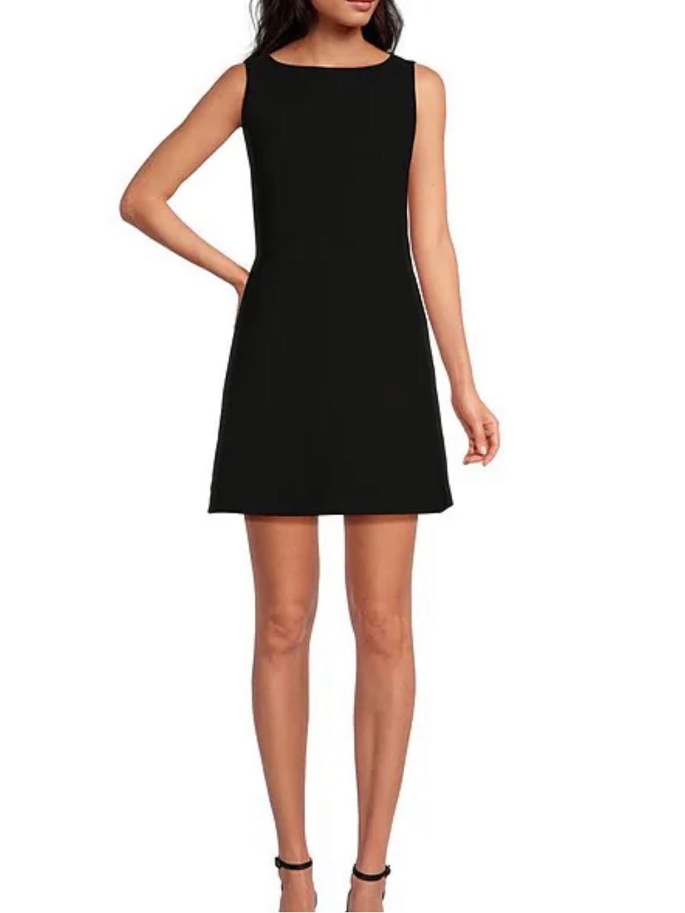 Gianni Bini A Line Crepe Dress Black Size 2